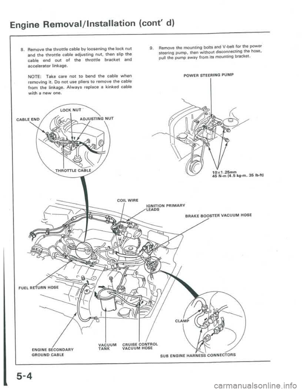 ACURA INTEGRA 1986  Service Repair Manual 