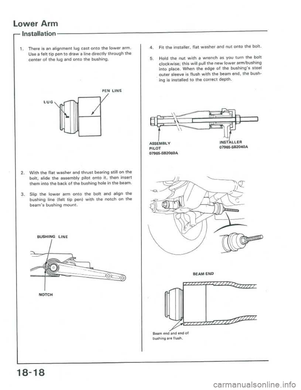 ACURA INTEGRA 1986  Service Repair Manual 