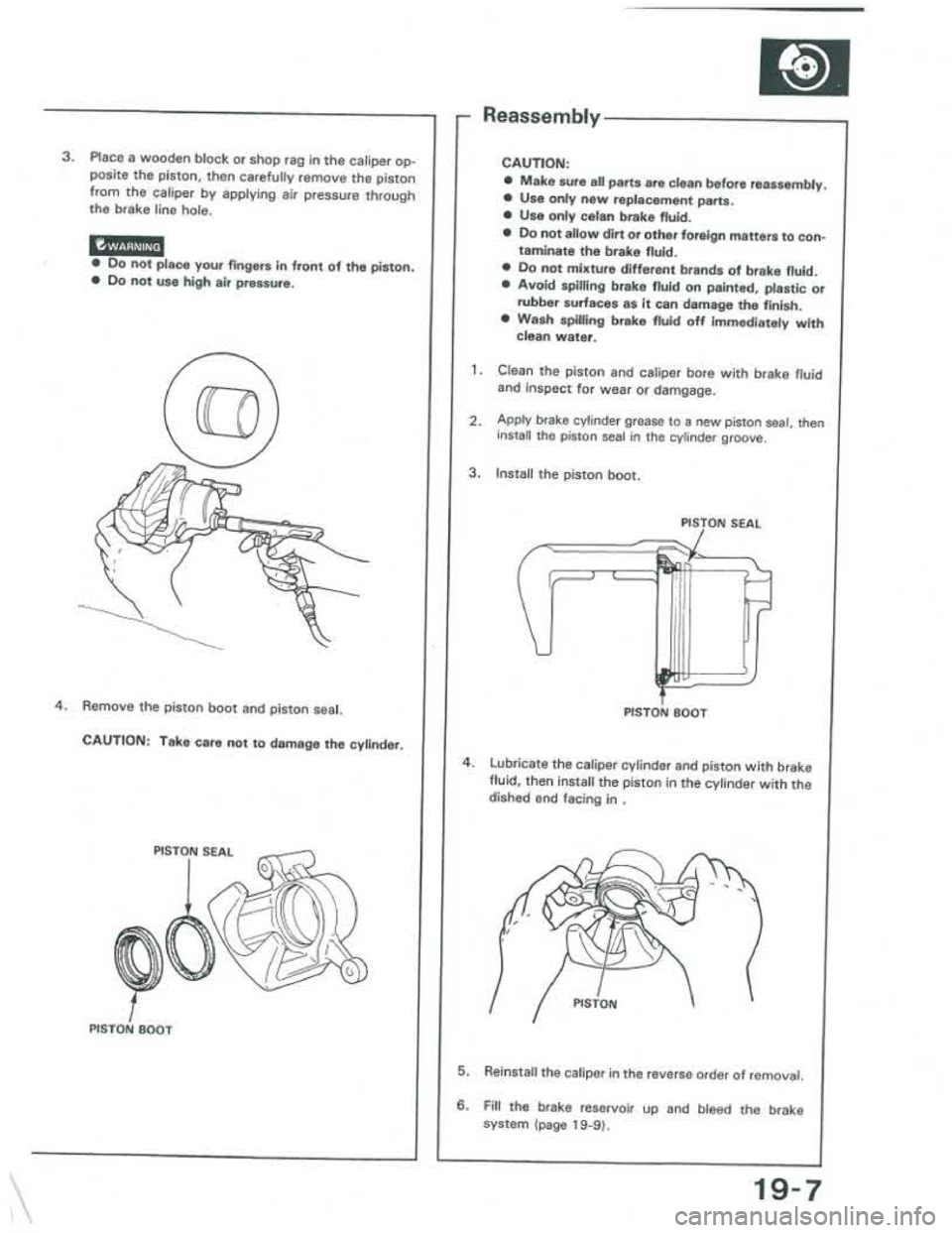 ACURA INTEGRA 1986  Service Repair Manual 