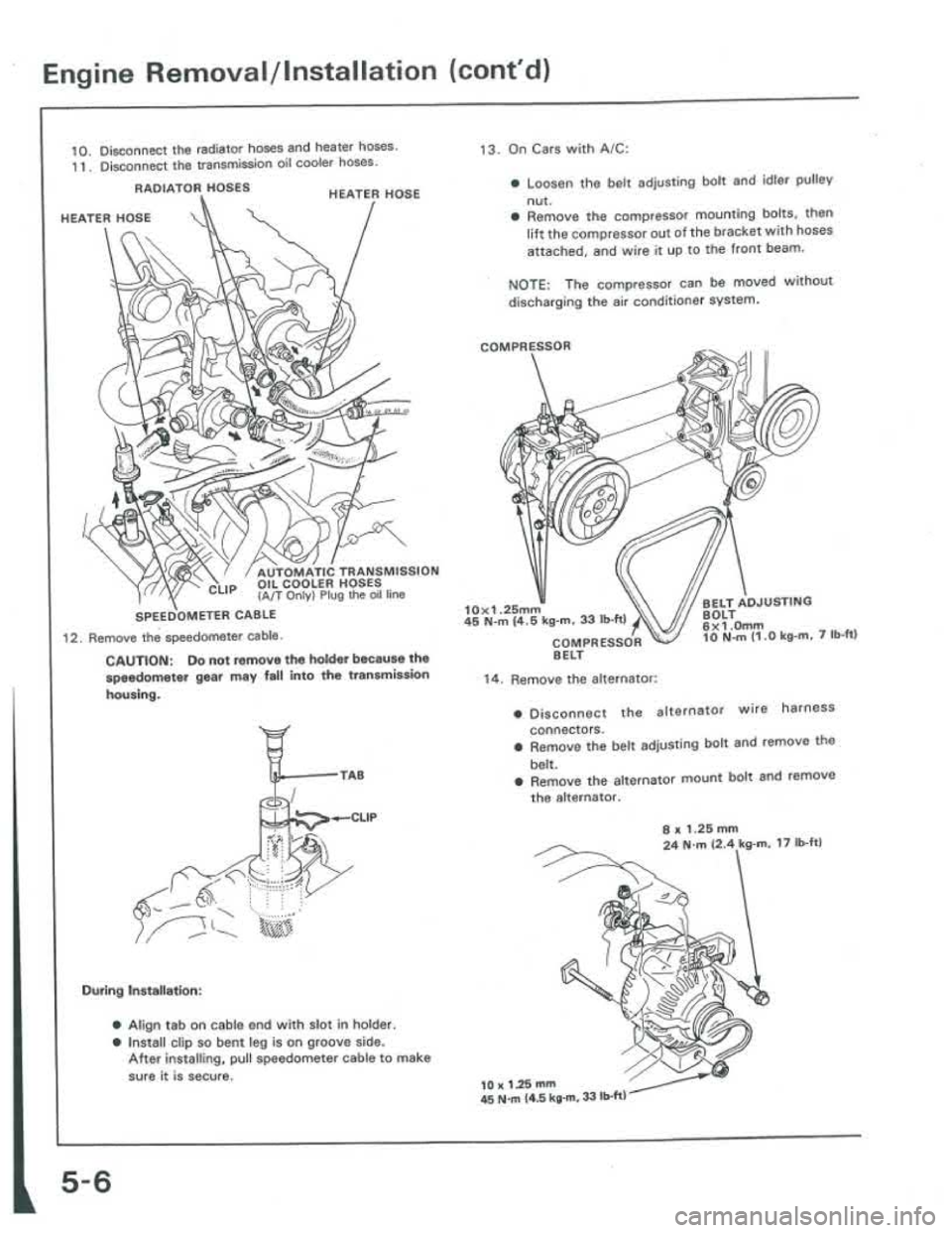 ACURA INTEGRA 1986  Service Repair Manual 