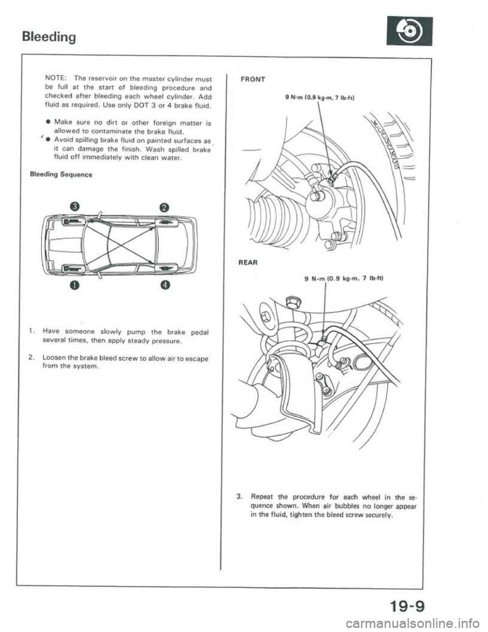 ACURA INTEGRA 1986  Service Repair Manual 