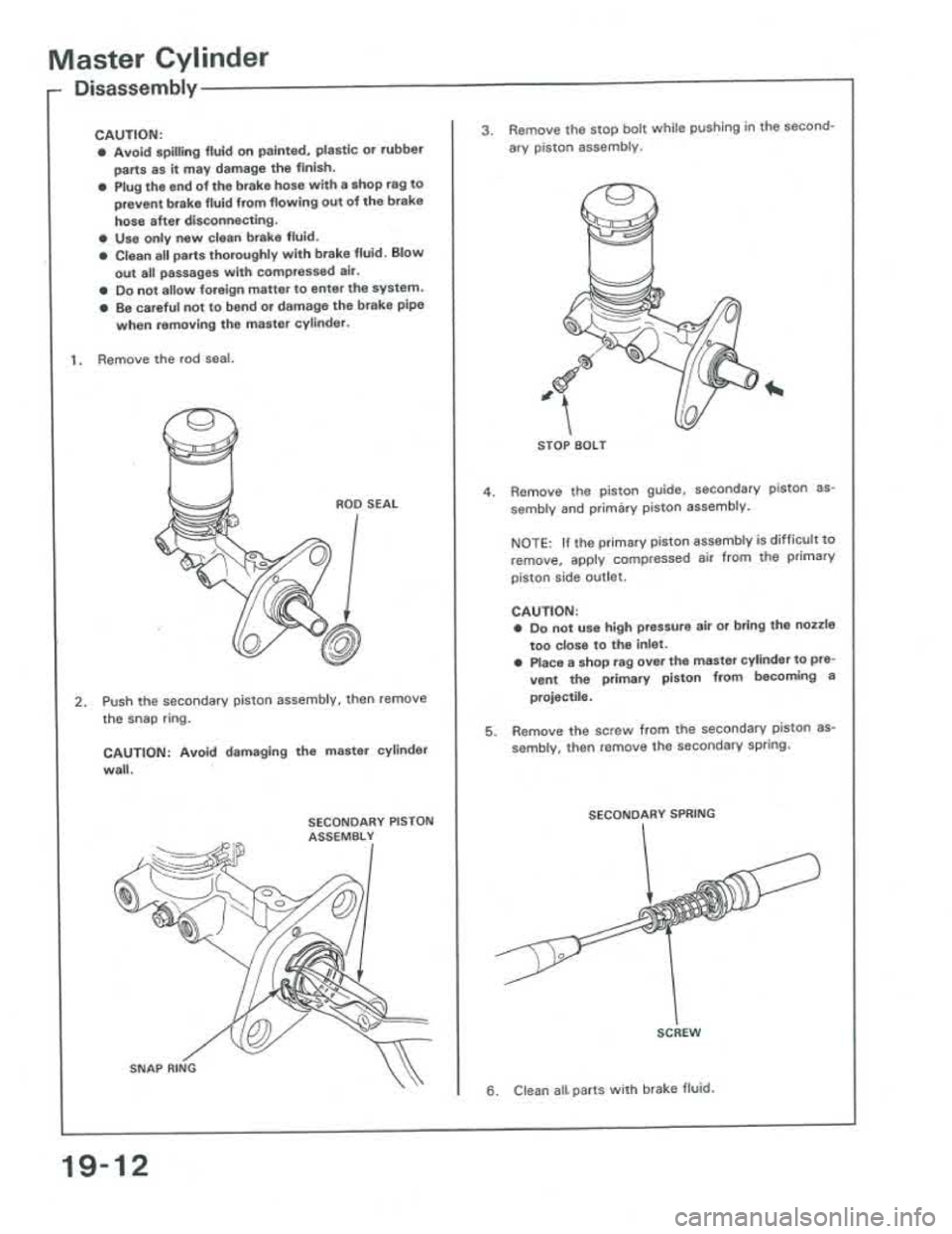 ACURA INTEGRA 1986  Service Repair Manual 