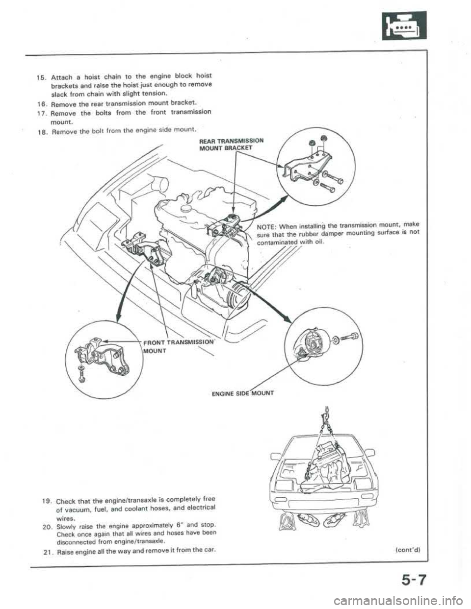 ACURA INTEGRA 1986  Service Repair Manual 