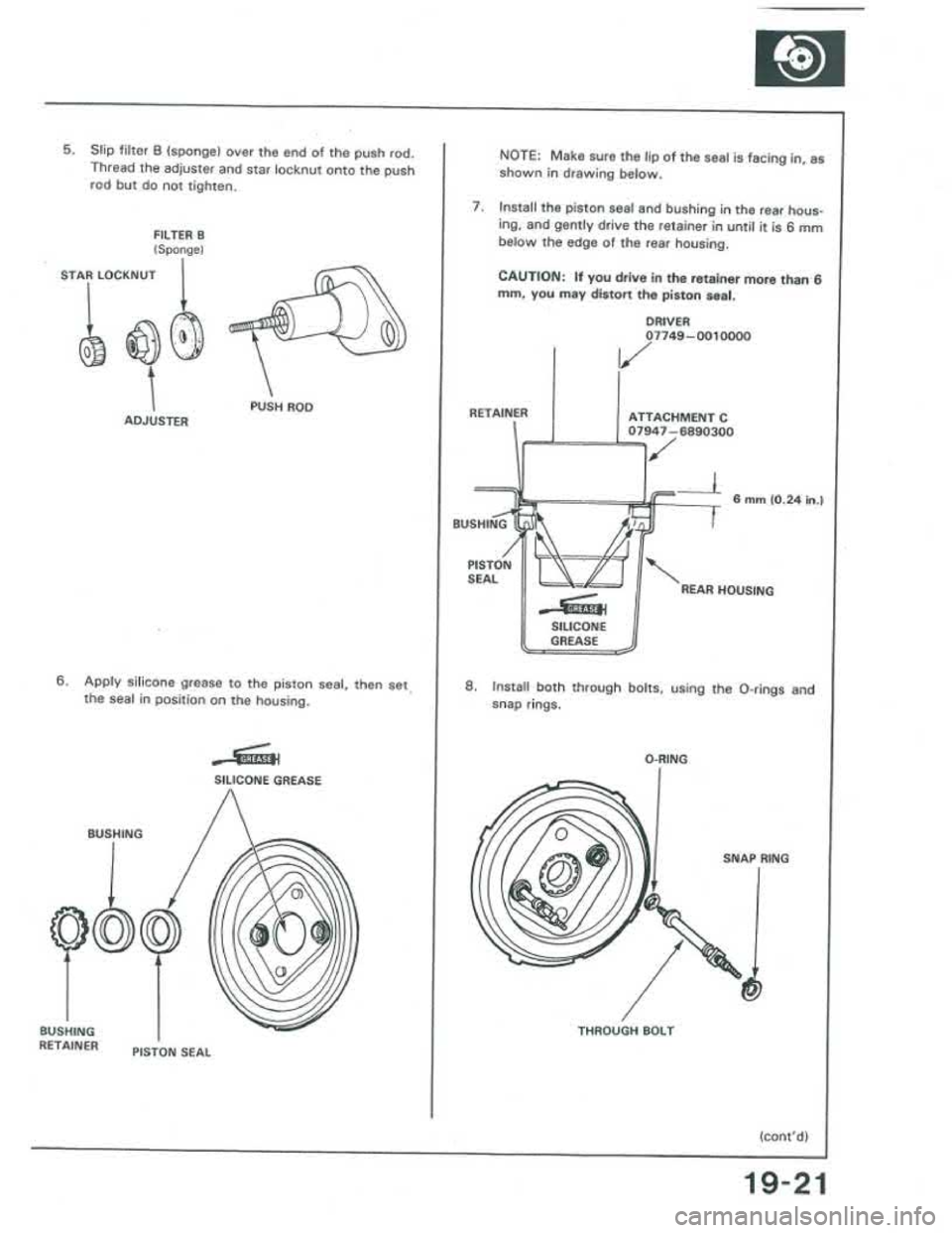 ACURA INTEGRA 1986  Service Repair Manual 