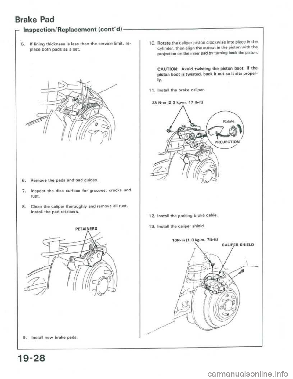 ACURA INTEGRA 1986  Service Repair Manual 