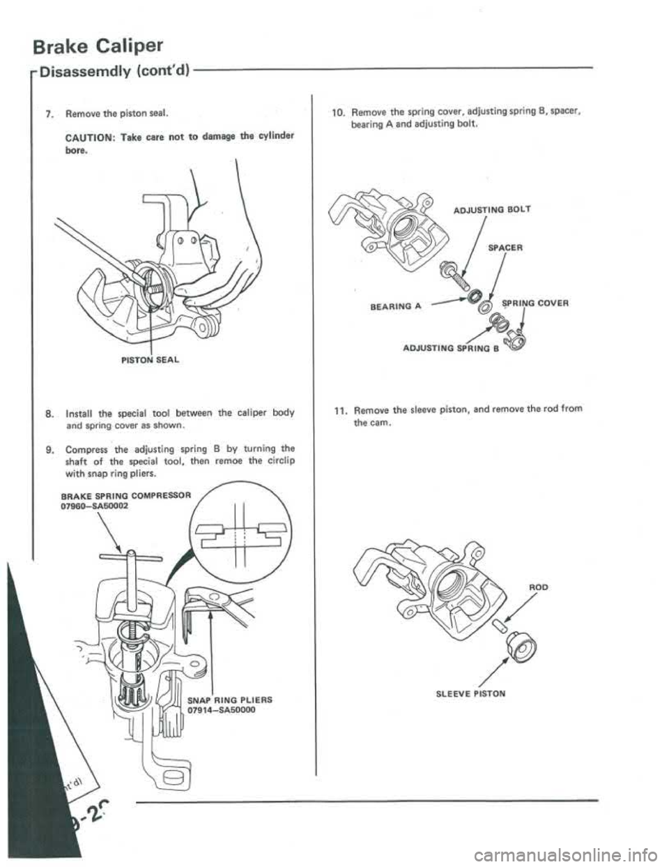 ACURA INTEGRA 1986  Service Repair Manual 