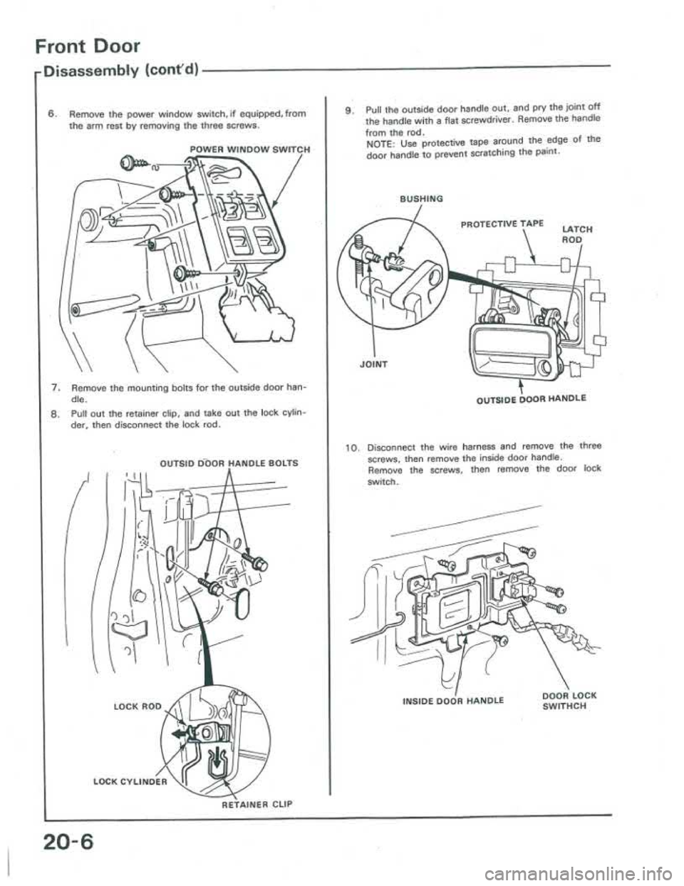ACURA INTEGRA 1986  Service Repair Manual 