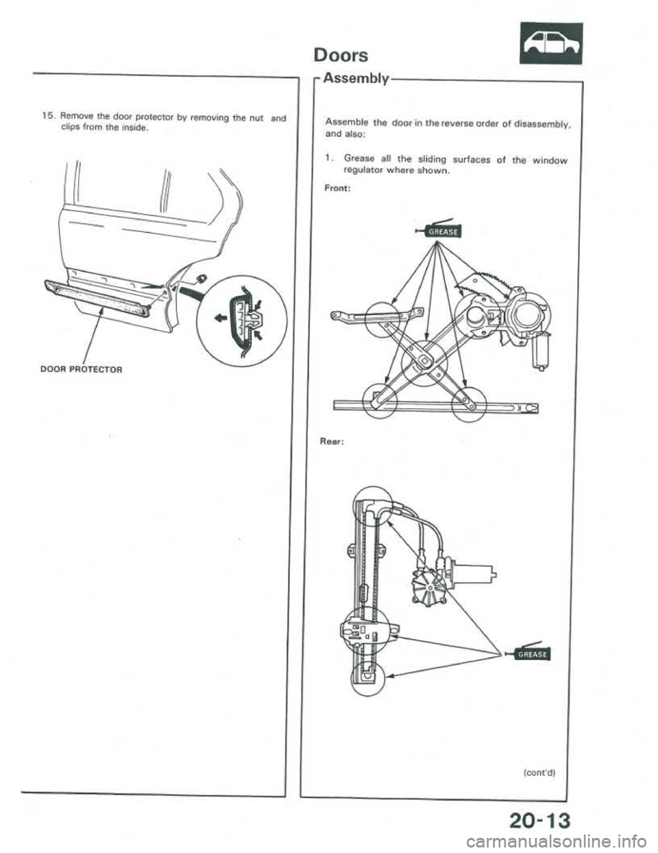 ACURA INTEGRA 1986  Service Repair Manual 