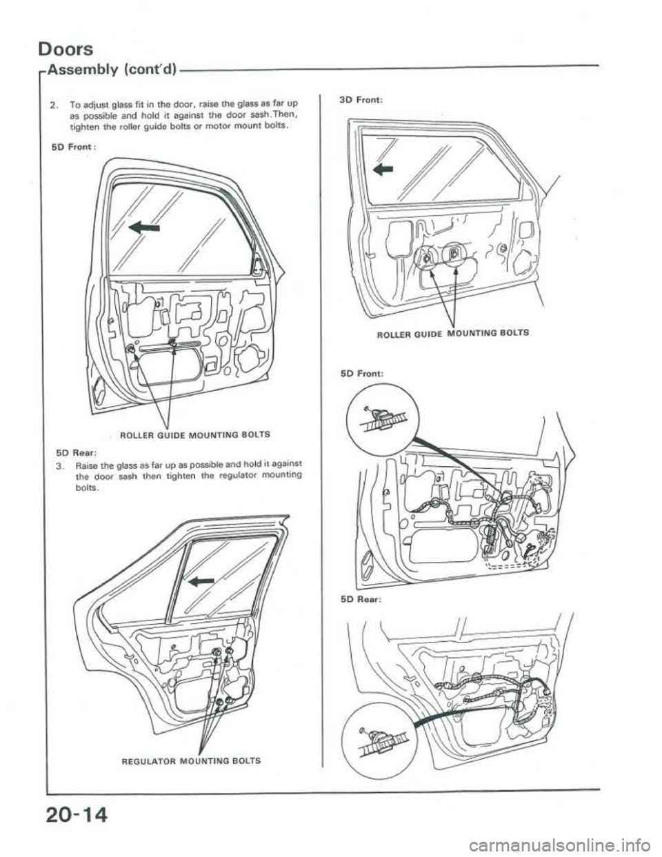 ACURA INTEGRA 1986  Service Repair Manual 