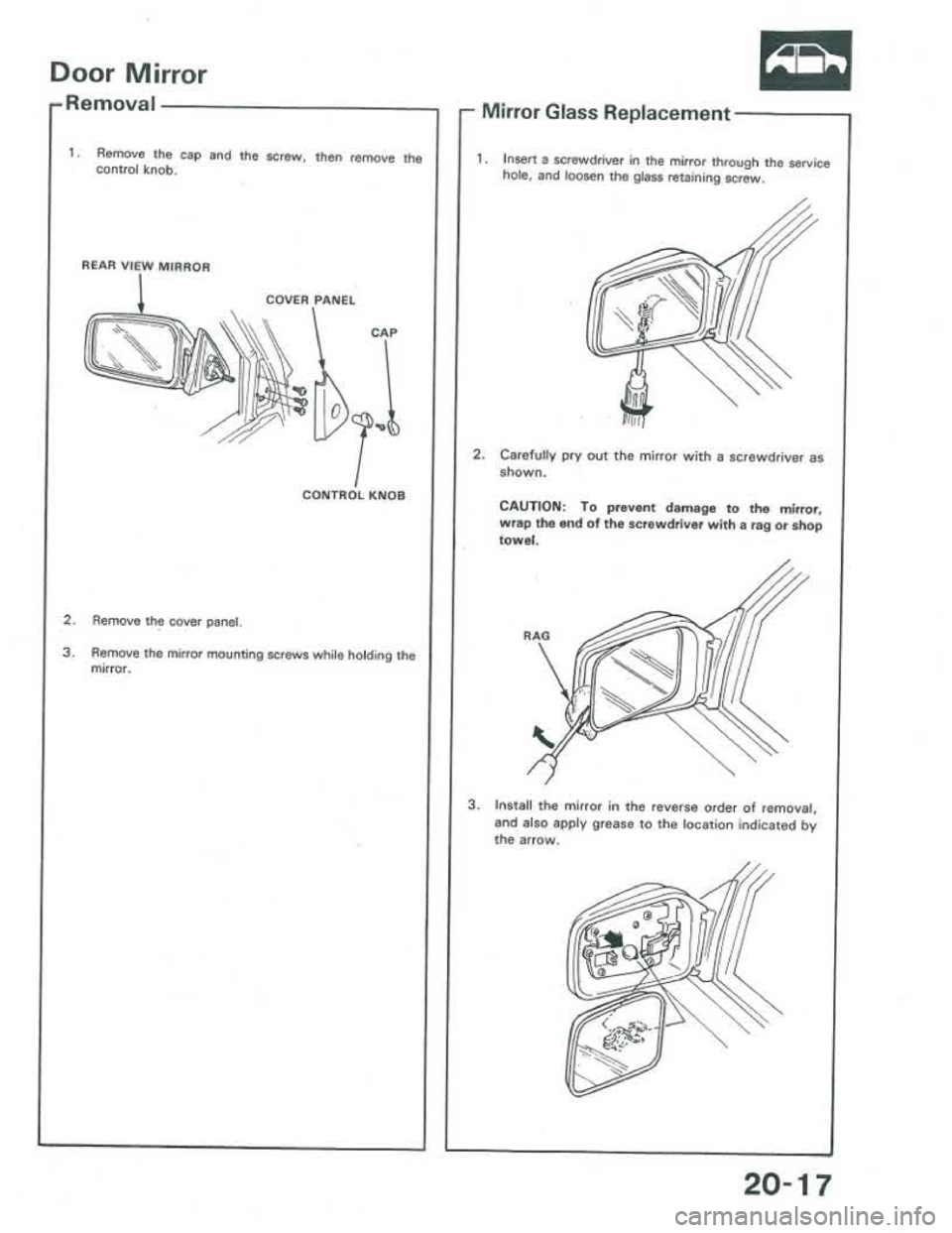 ACURA INTEGRA 1986  Service Repair Manual 