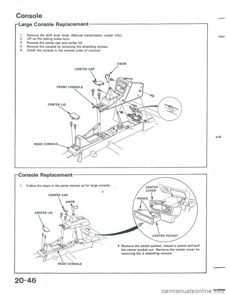 ACURA INTEGRA 1986  Service Repair Manual 