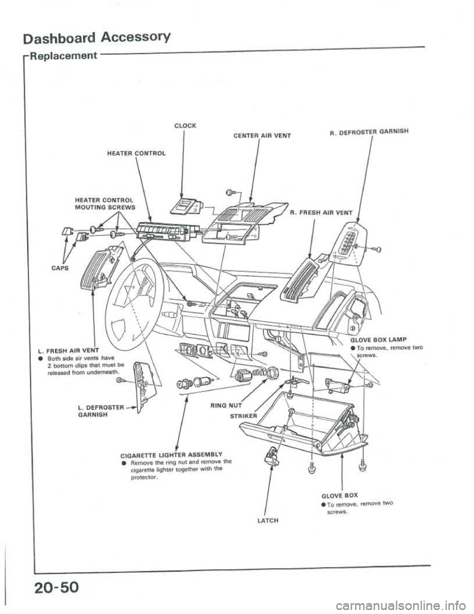 ACURA INTEGRA 1986  Service Repair Manual 