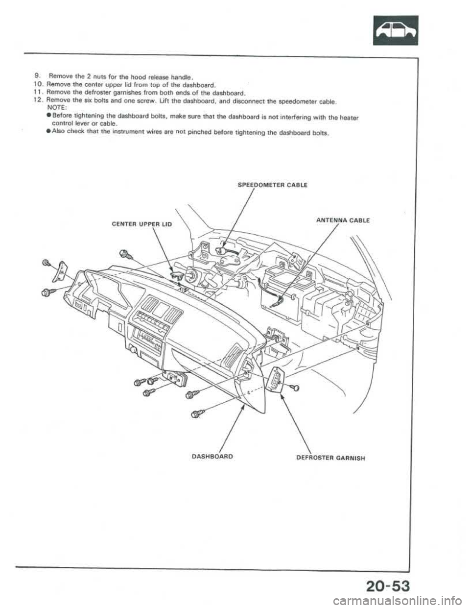 ACURA INTEGRA 1986  Service Repair Manual 