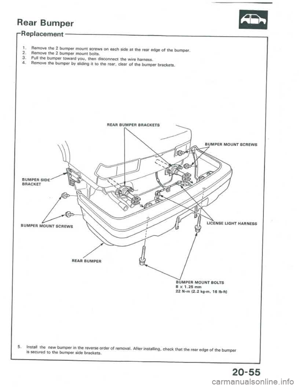 ACURA INTEGRA 1986  Service Repair Manual 