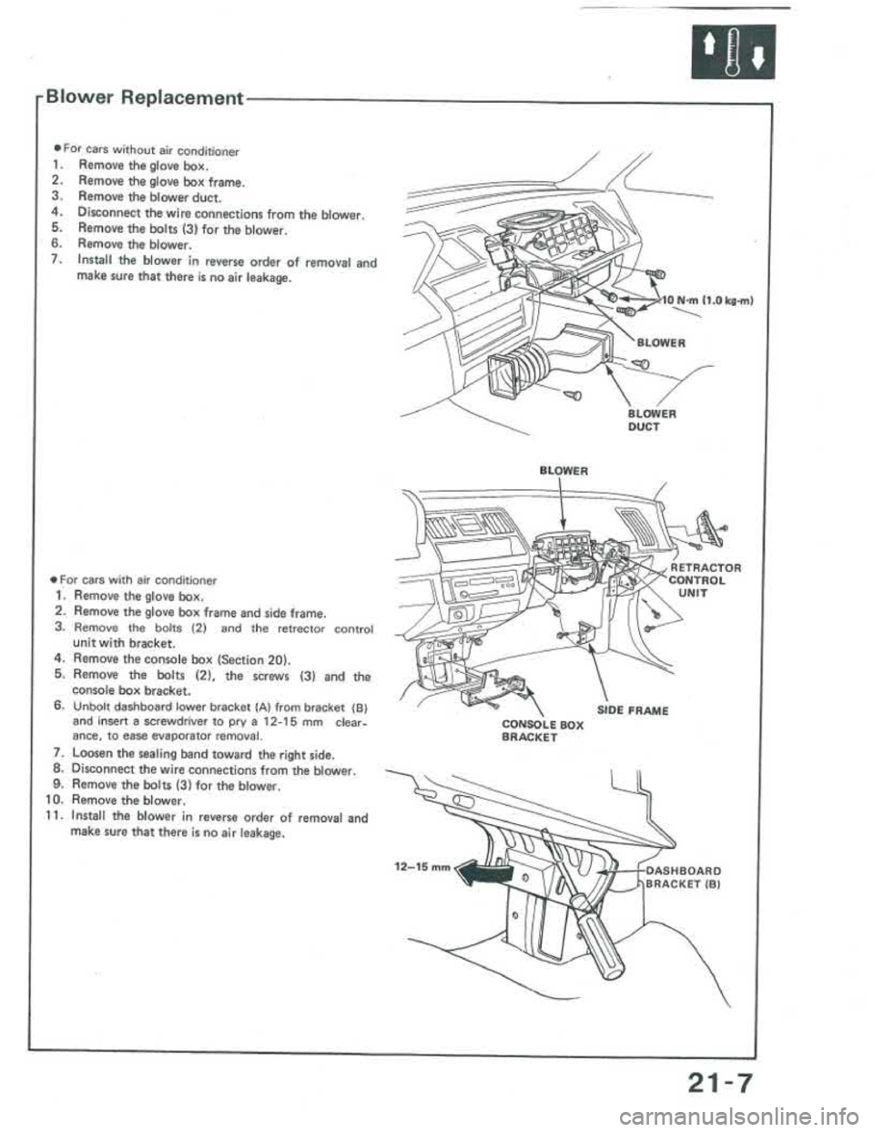ACURA INTEGRA 1986  Service Repair Manual 