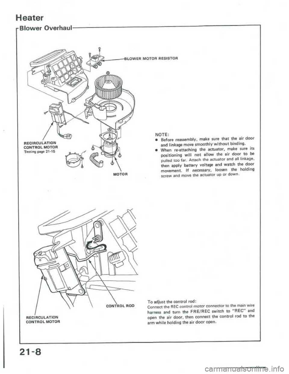 ACURA INTEGRA 1986  Service Repair Manual 