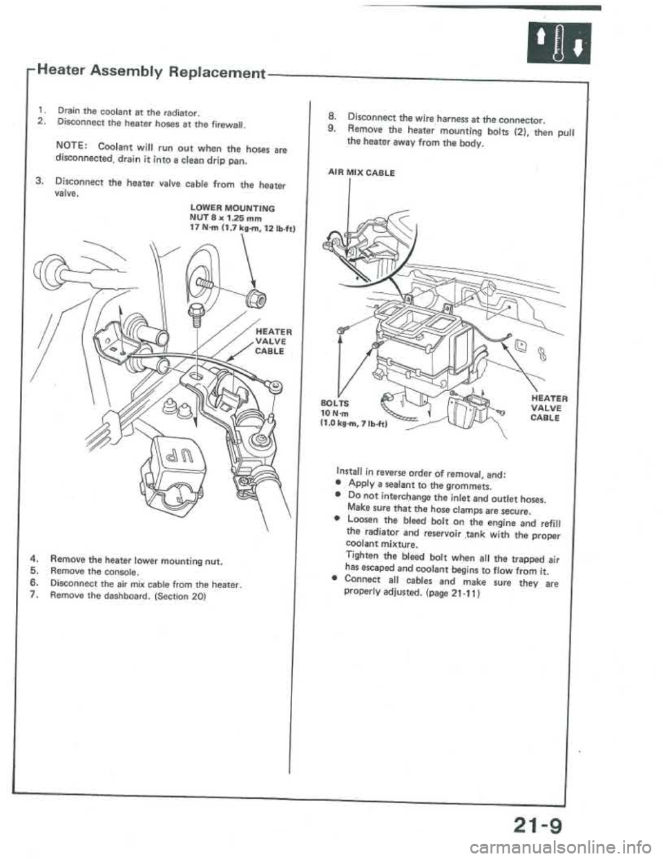 ACURA INTEGRA 1986  Service Repair Manual 