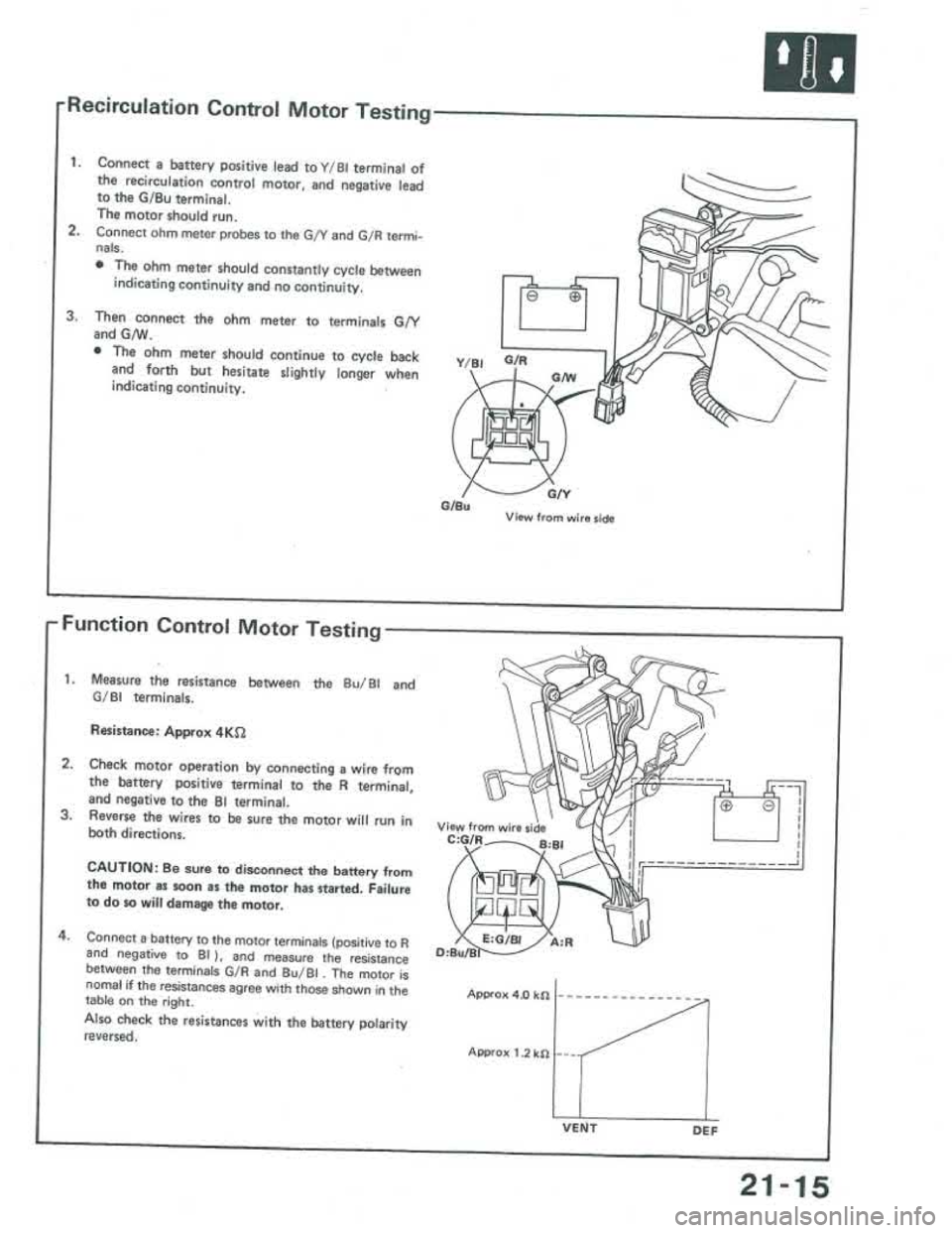 ACURA INTEGRA 1986  Service Repair Manual 