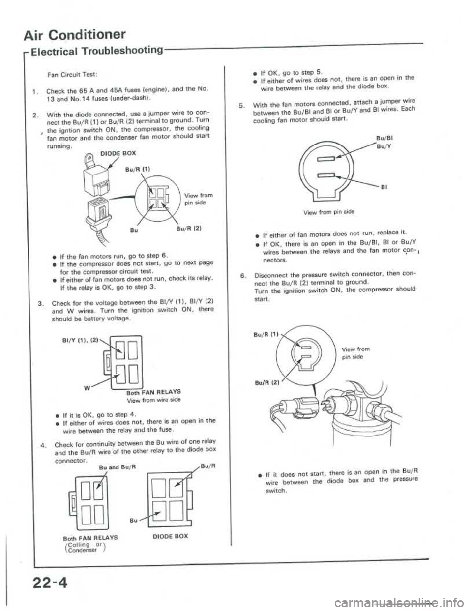 ACURA INTEGRA 1986  Service Repair Manual 