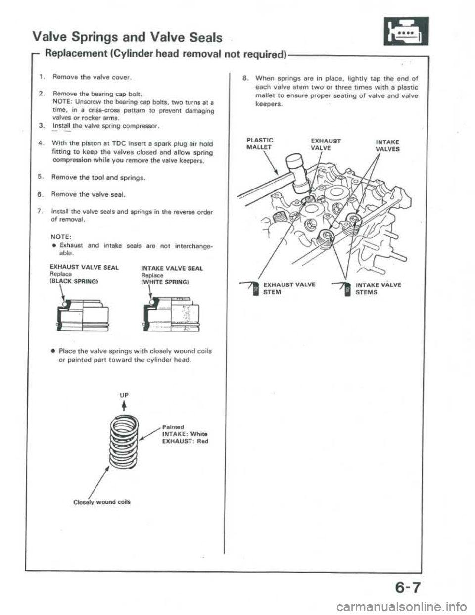 ACURA INTEGRA 1986  Service Repair Manual 