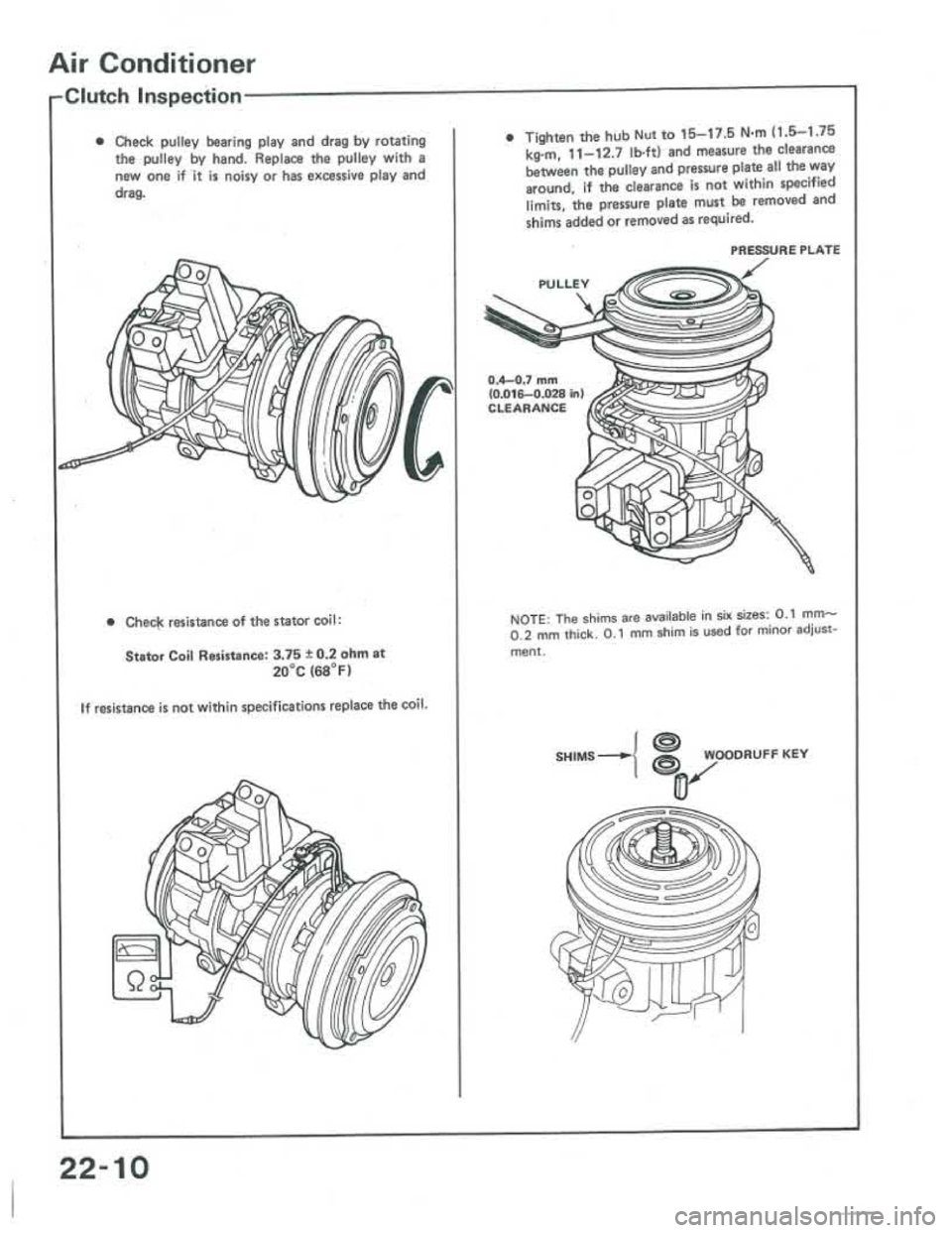 ACURA INTEGRA 1986  Service Repair Manual 