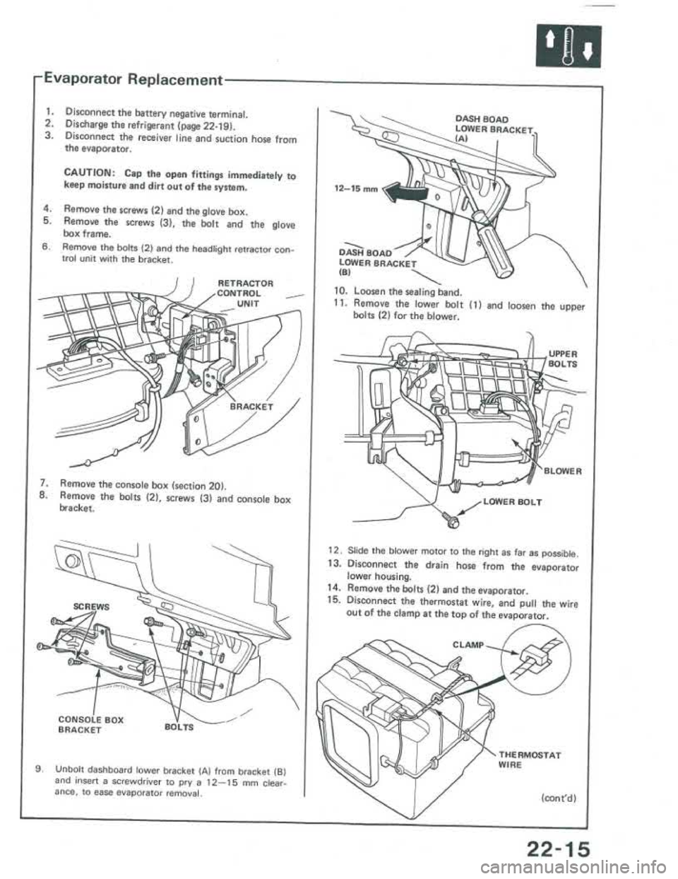 ACURA INTEGRA 1986  Service Repair Manual 