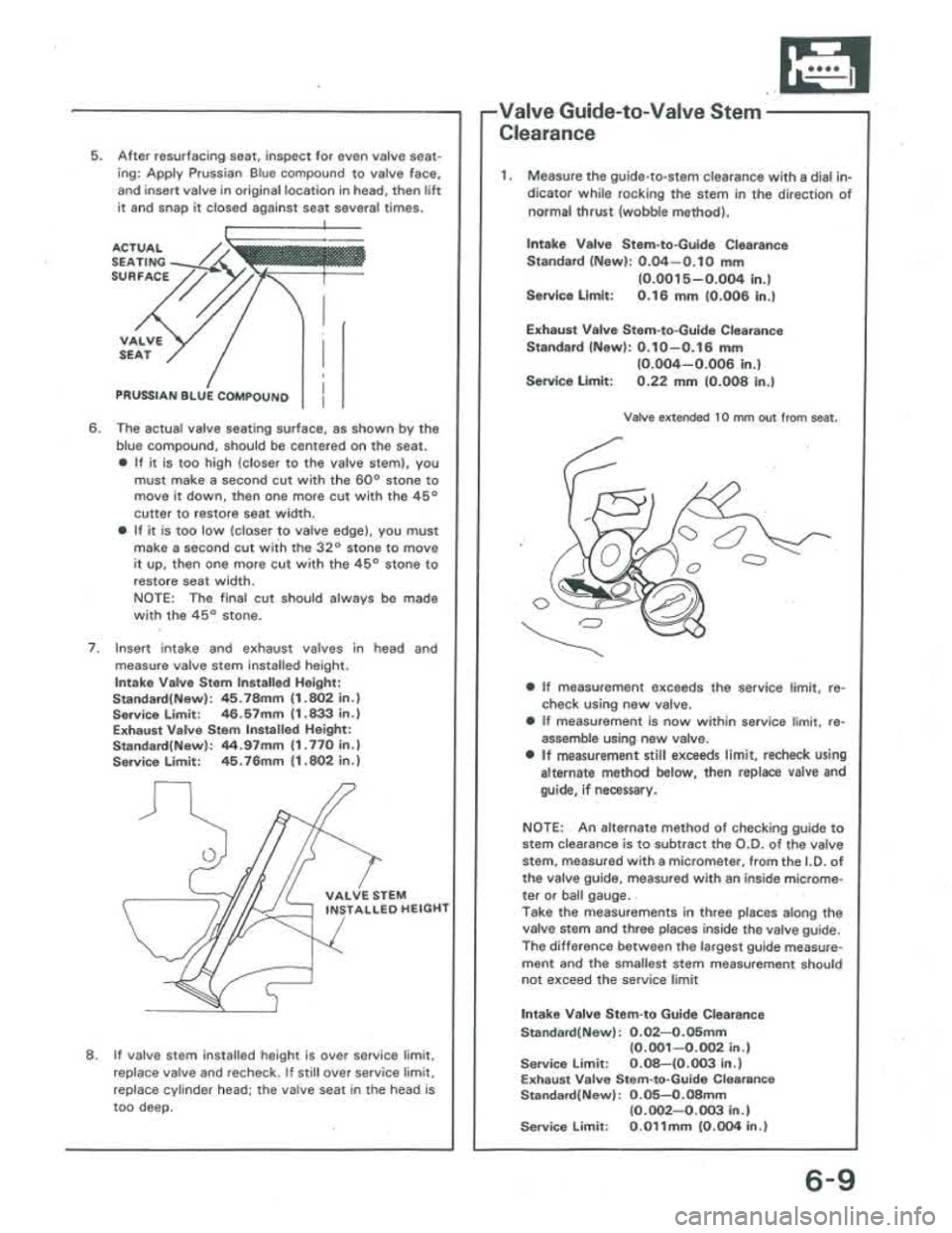 ACURA INTEGRA 1986  Service Repair Manual 