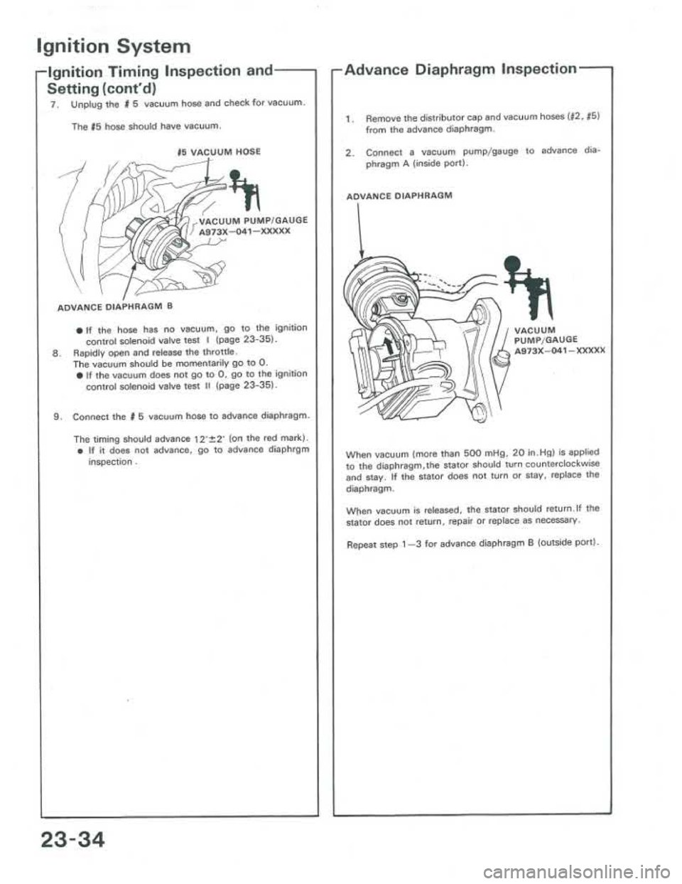 ACURA INTEGRA 1986  Service Repair Manual 