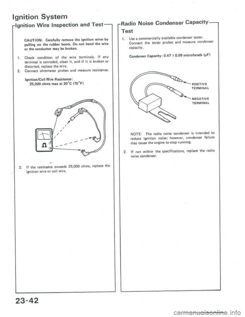 ACURA INTEGRA 1986  Service Repair Manual 