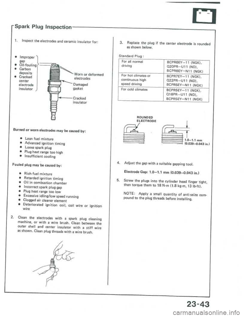 ACURA INTEGRA 1986  Service Repair Manual 
