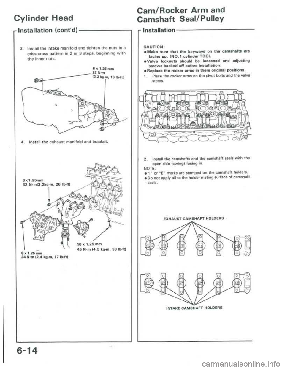 ACURA INTEGRA 1986  Service Repair Manual 