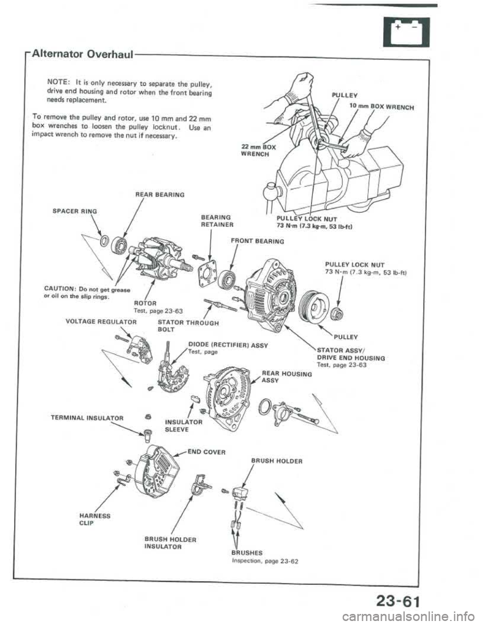 ACURA INTEGRA 1986  Service Repair Manual 