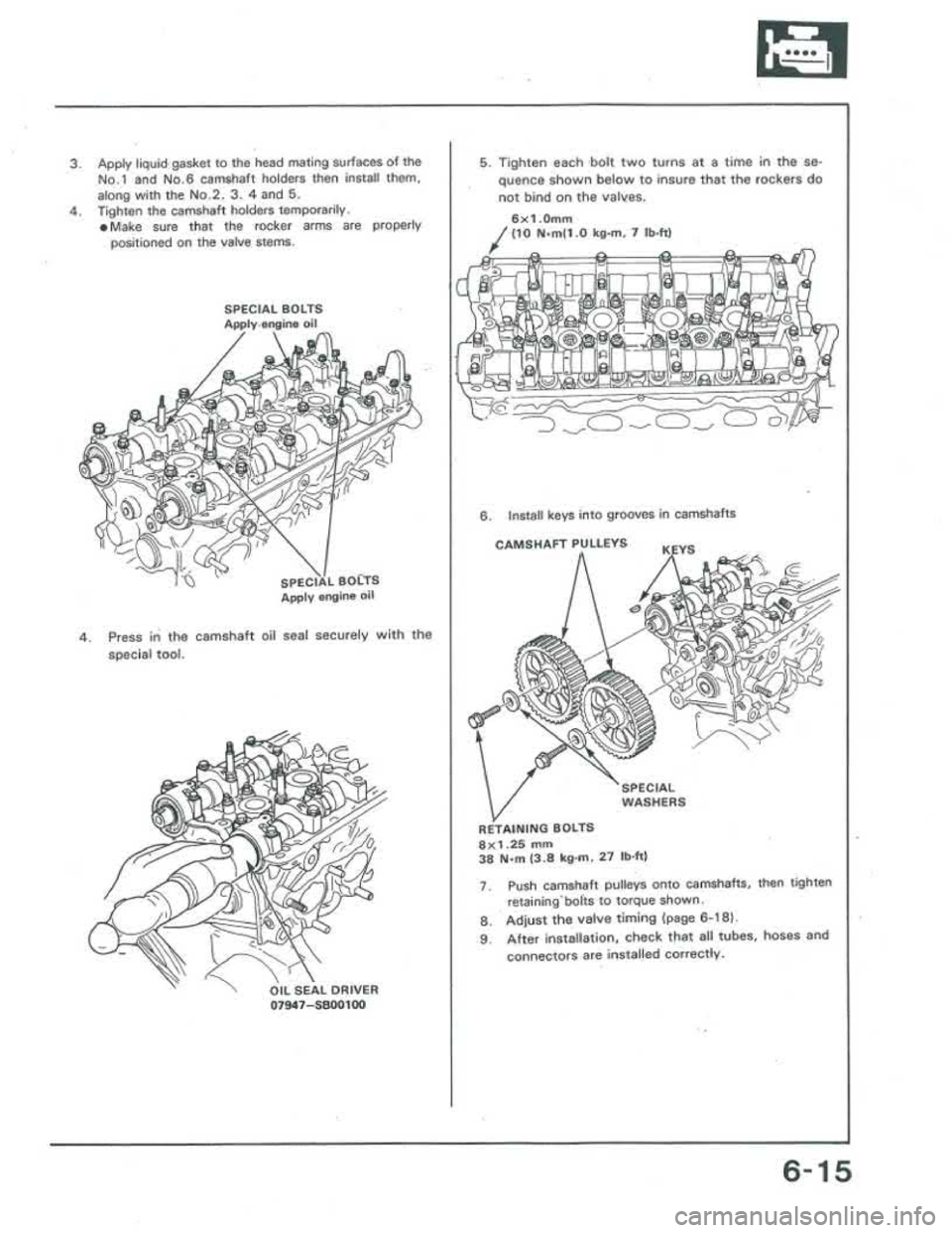 ACURA INTEGRA 1986  Service Repair Manual 