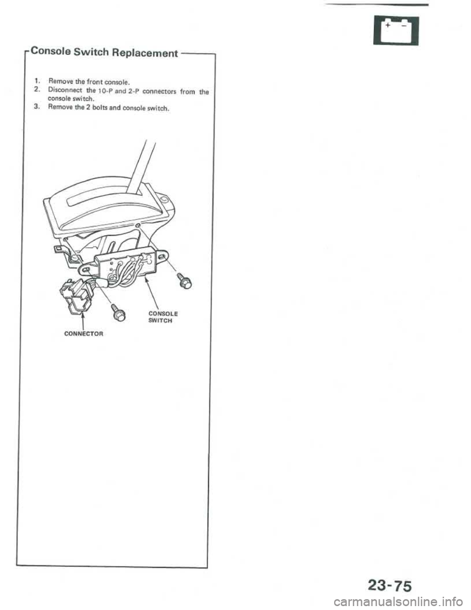 ACURA INTEGRA 1986  Service Repair Manual 