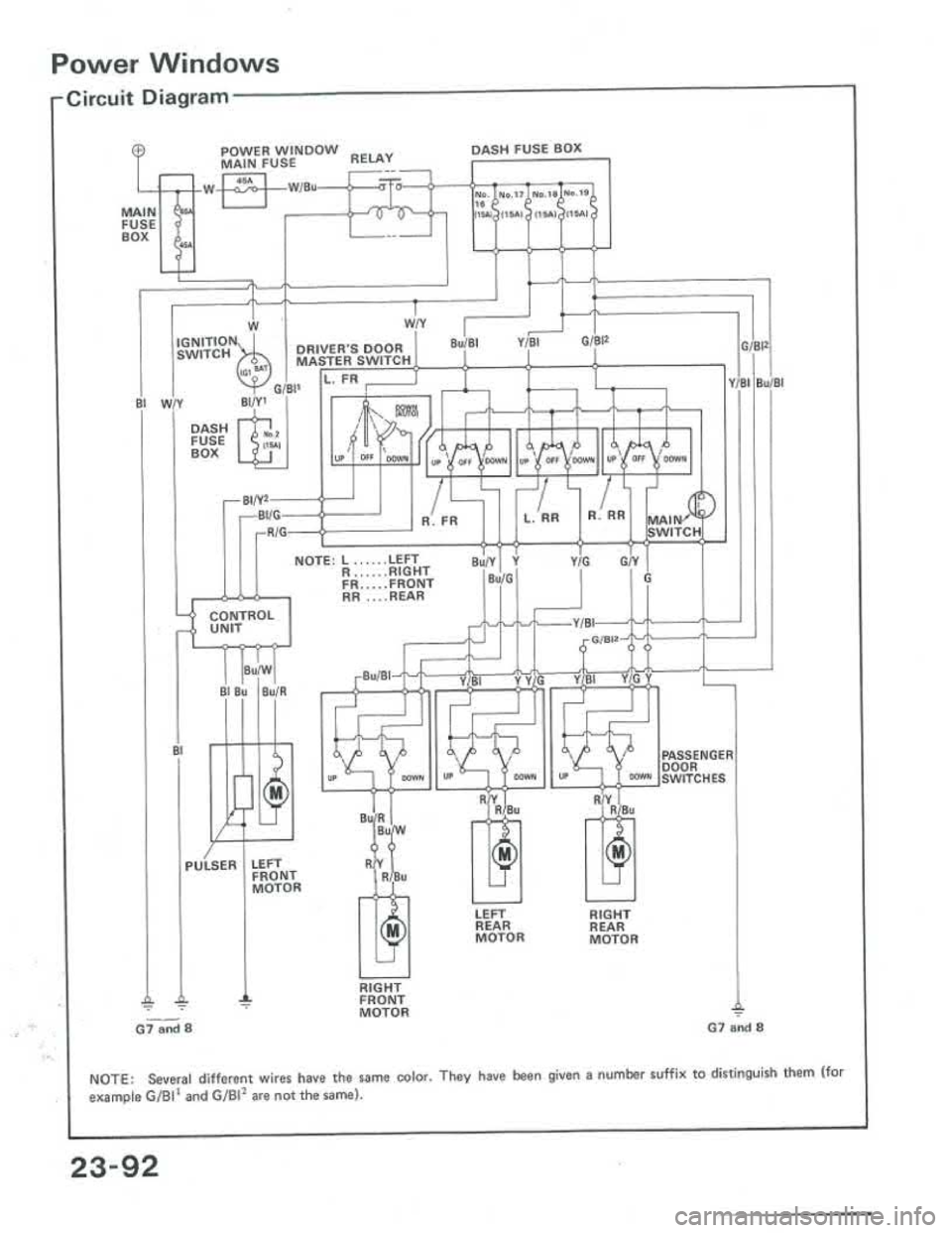 ACURA INTEGRA 1986  Service Repair Manual 