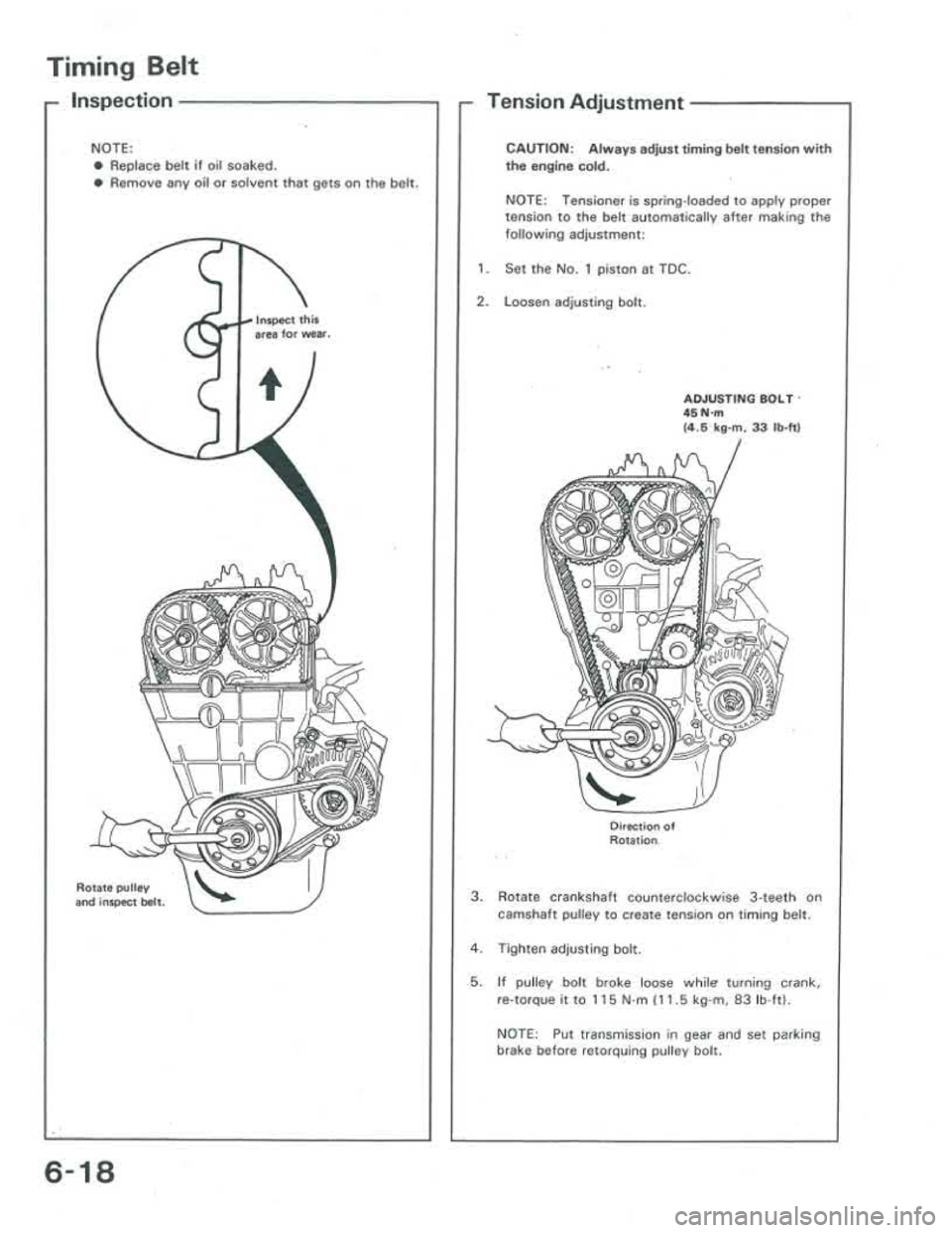 ACURA INTEGRA 1986  Service Repair Manual 