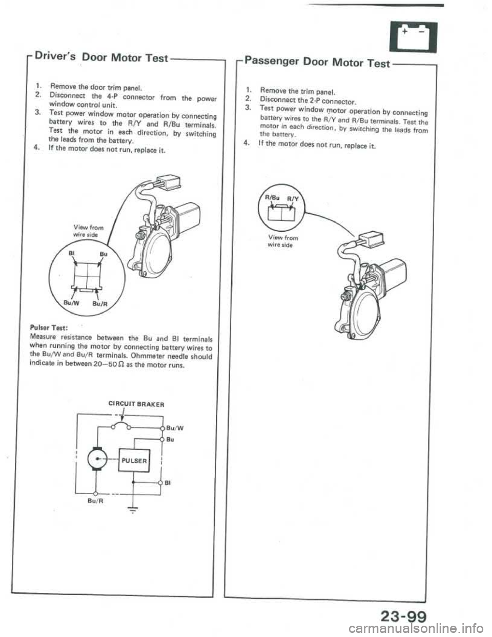 ACURA INTEGRA 1986  Service Repair Manual 