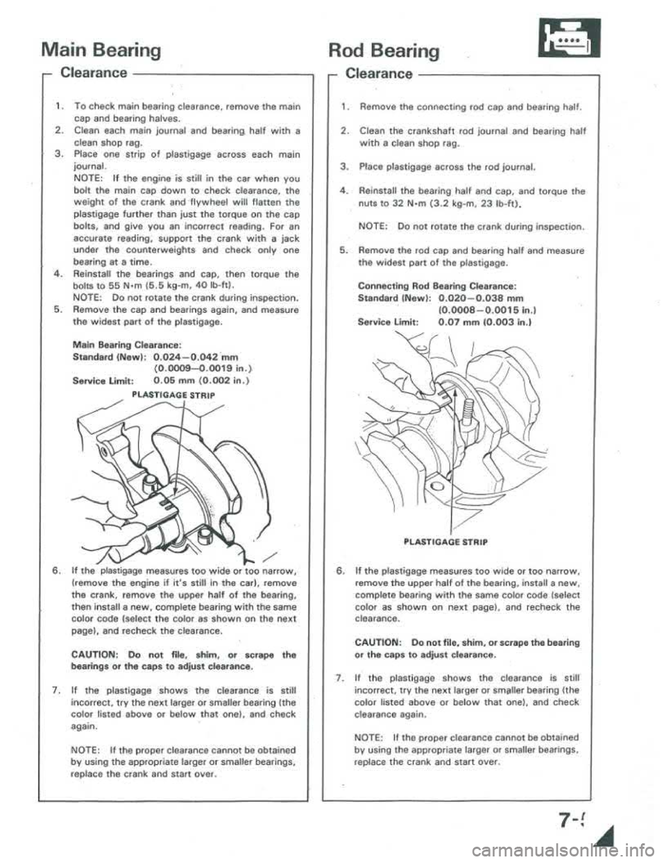 ACURA INTEGRA 1986  Service Repair Manual 