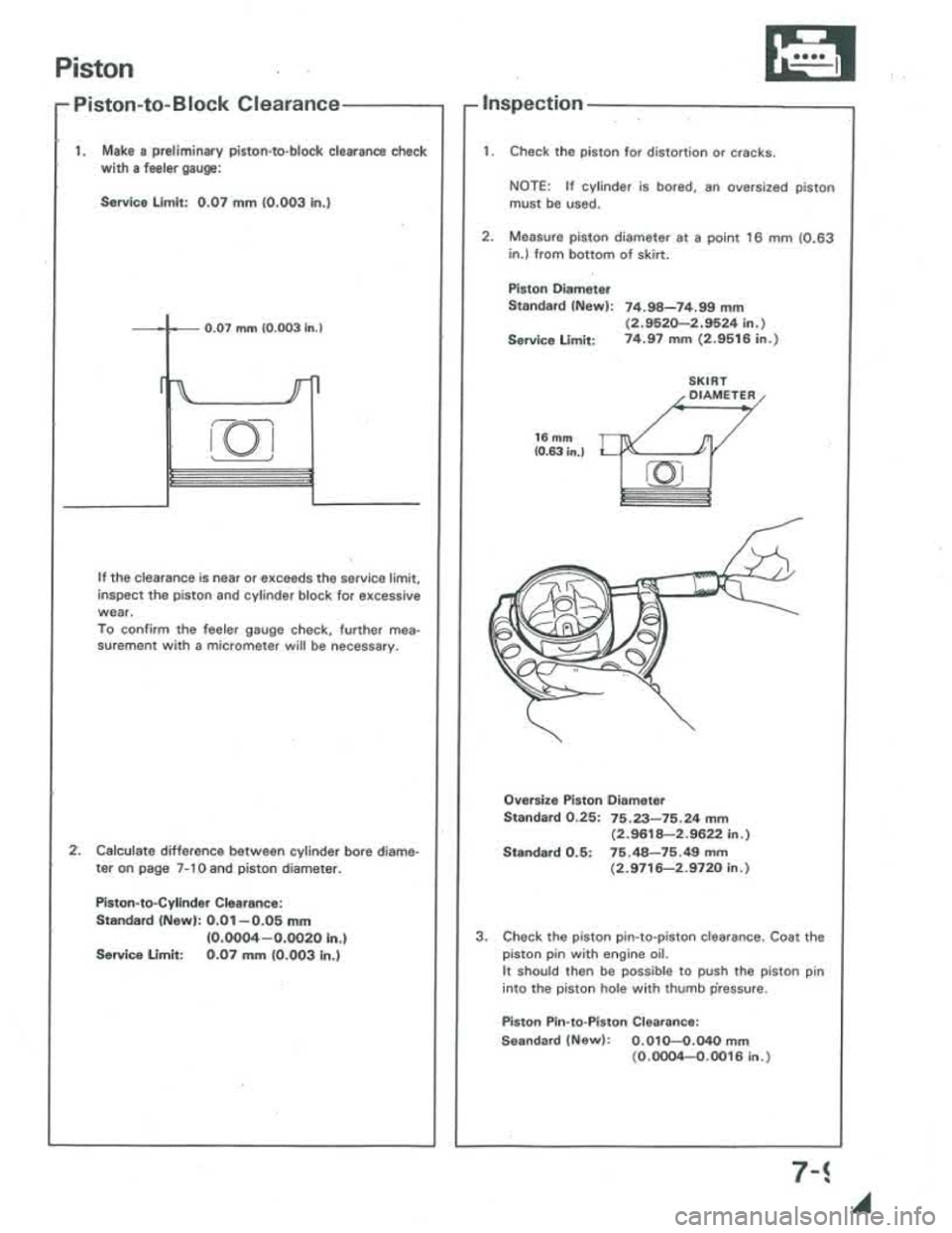ACURA INTEGRA 1986  Service Repair Manual 