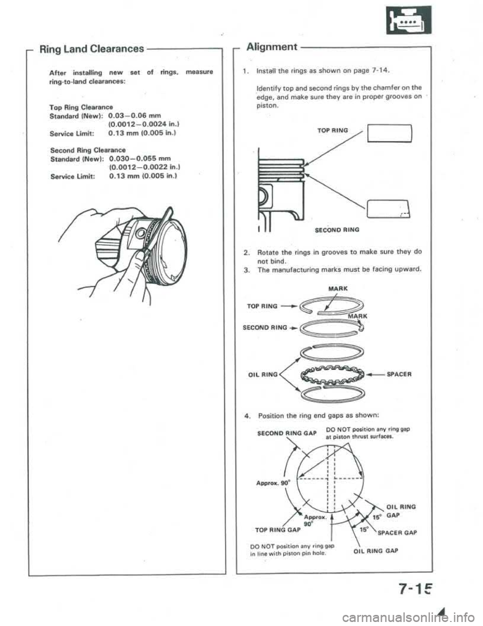 ACURA INTEGRA 1986  Service Repair Manual 