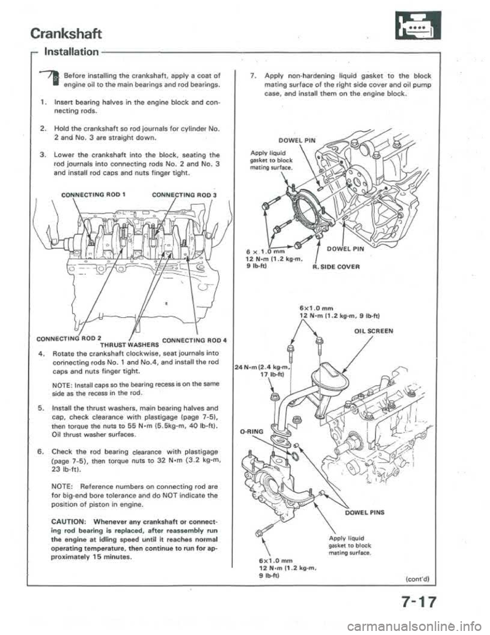 ACURA INTEGRA 1986  Service Repair Manual 