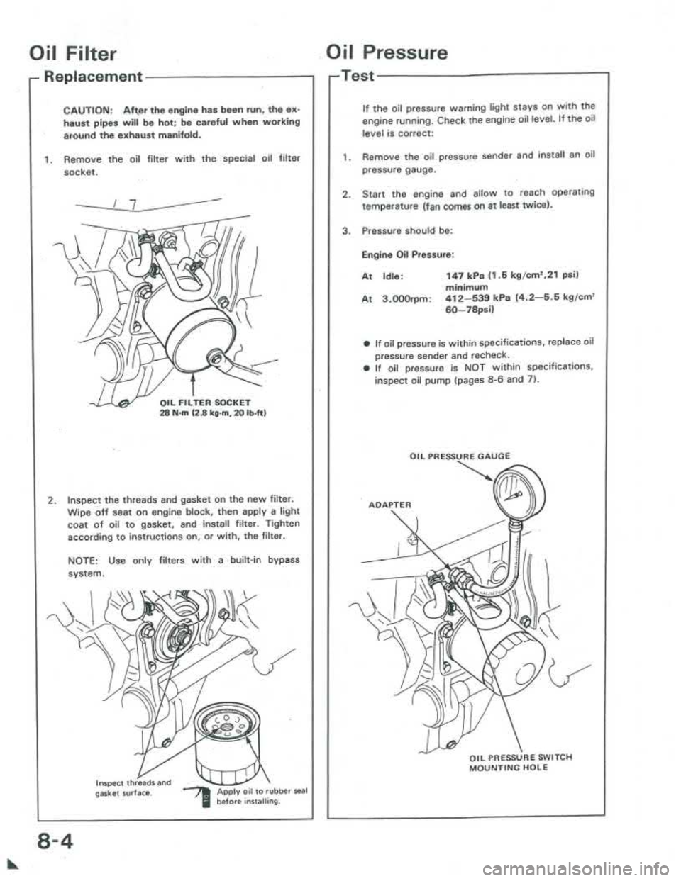 ACURA INTEGRA 1986  Service Repair Manual 