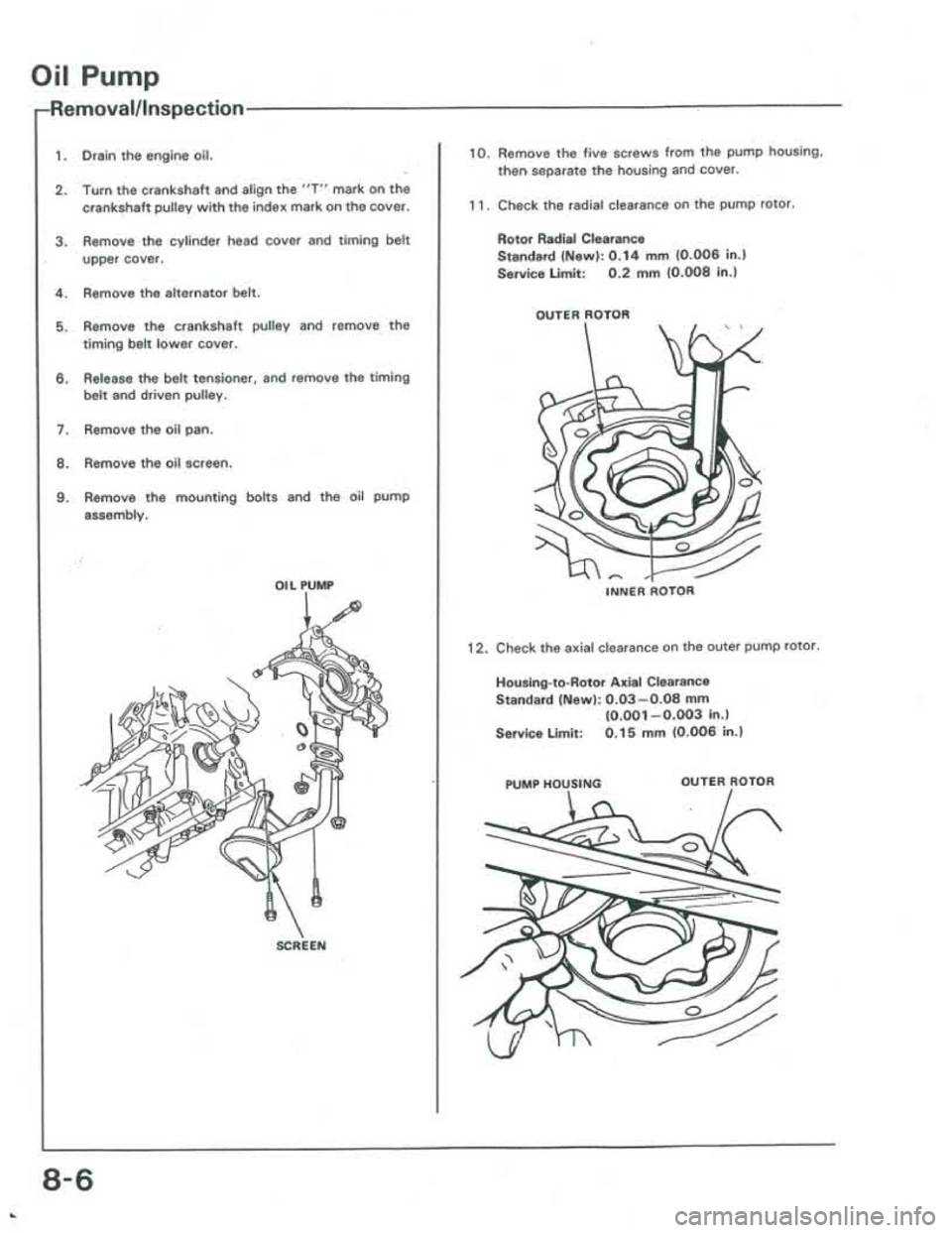 ACURA INTEGRA 1986  Service Repair Manual 