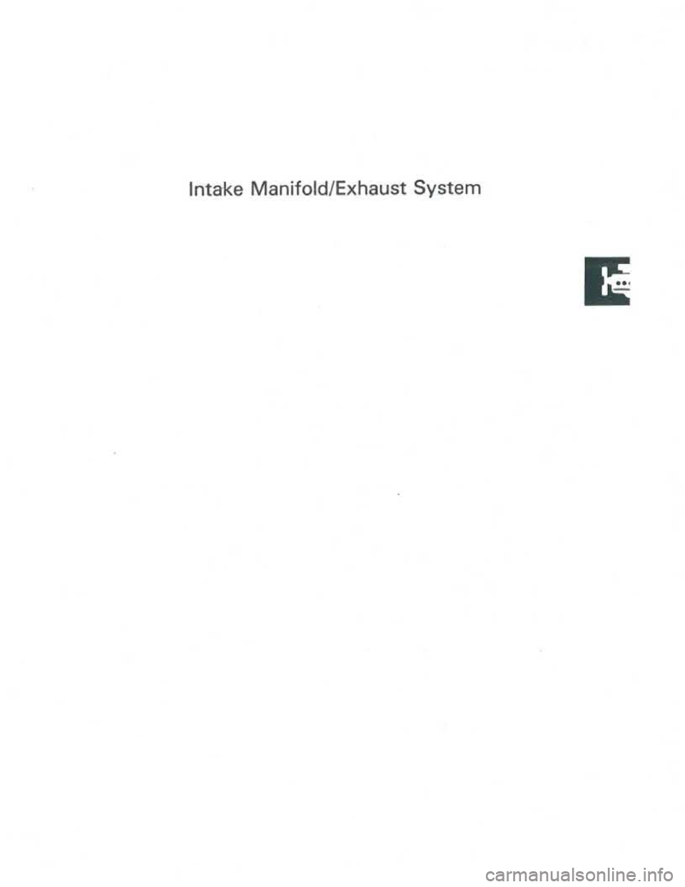 ACURA INTEGRA 1986  Service Repair Manual 