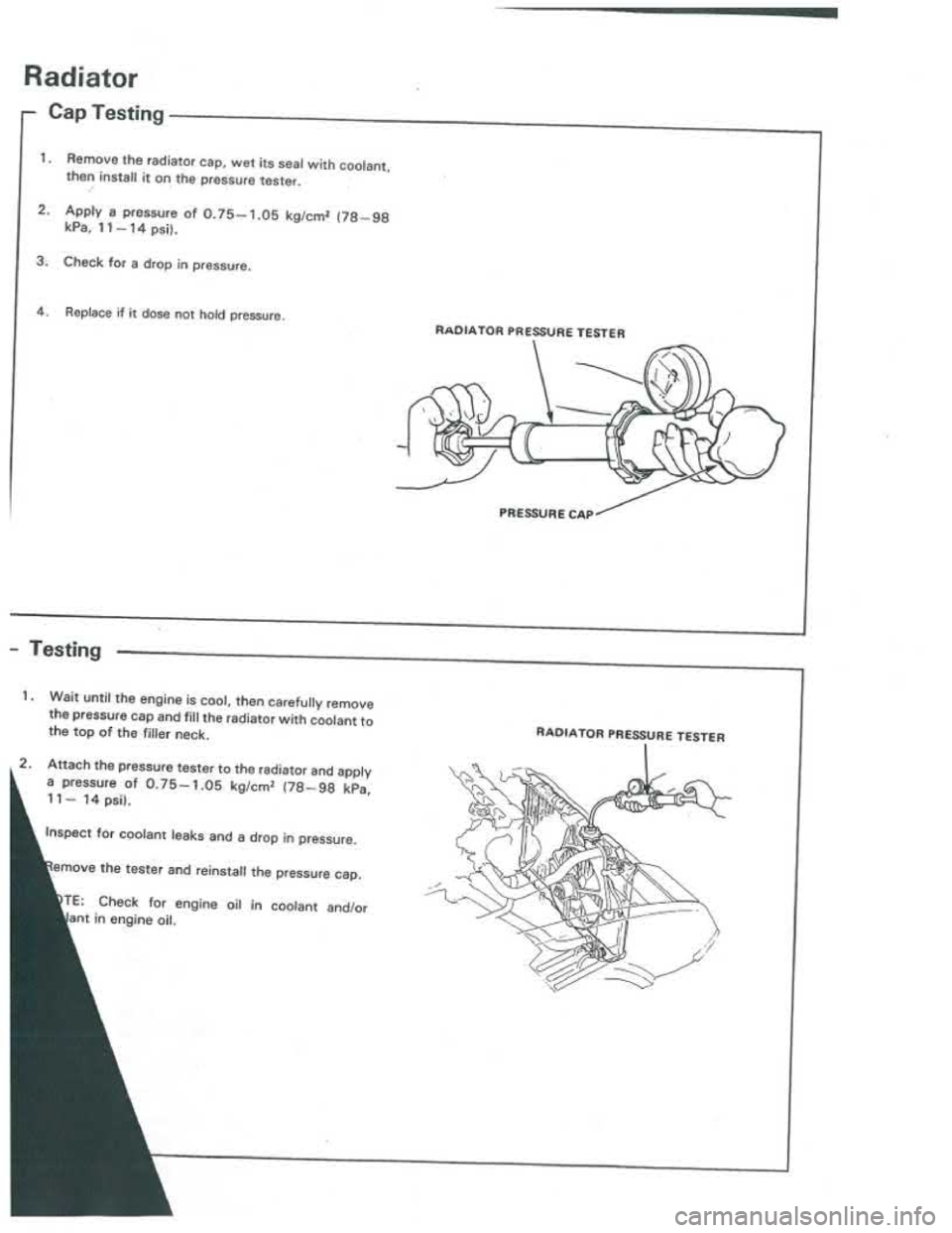 ACURA INTEGRA 1986  Service Repair Manual 