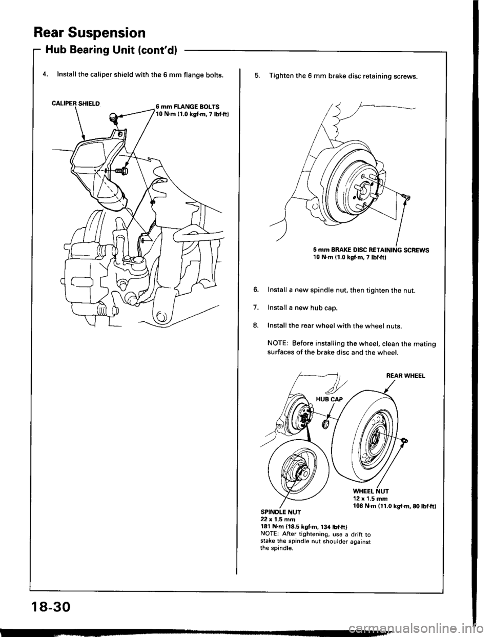 ACURA INTEGRA 1994  Service Repair Manual 
