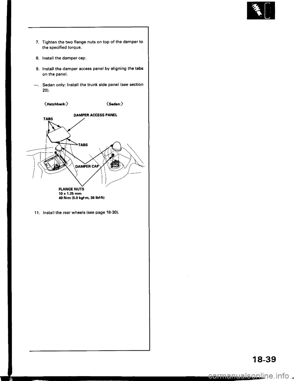 ACURA INTEGRA 1994  Service Repair Manual 