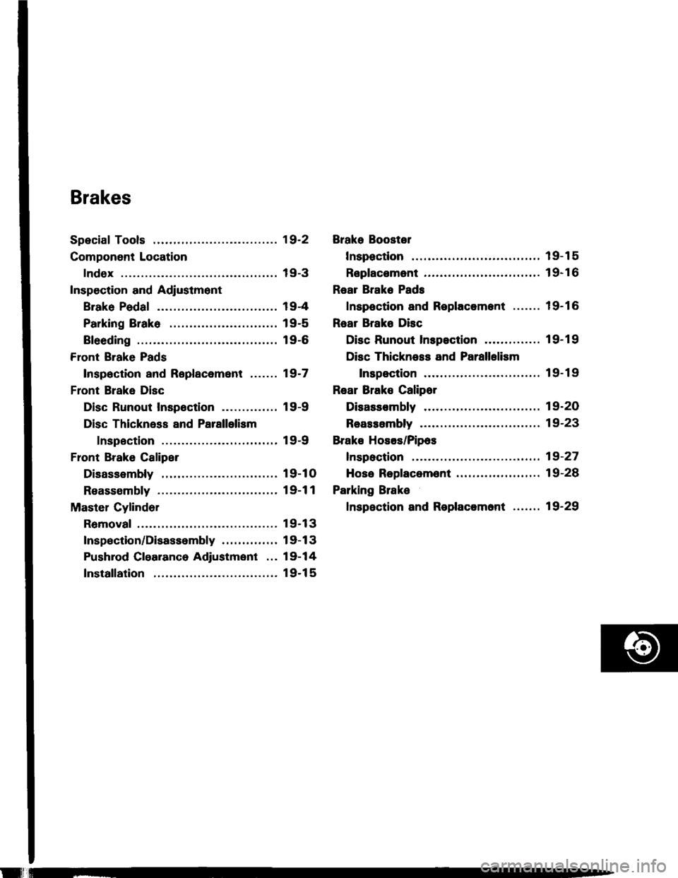 ACURA INTEGRA 1994  Service Repair Manual 
