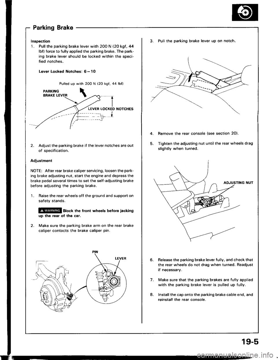 ACURA INTEGRA 1994  Service Repair Manual 