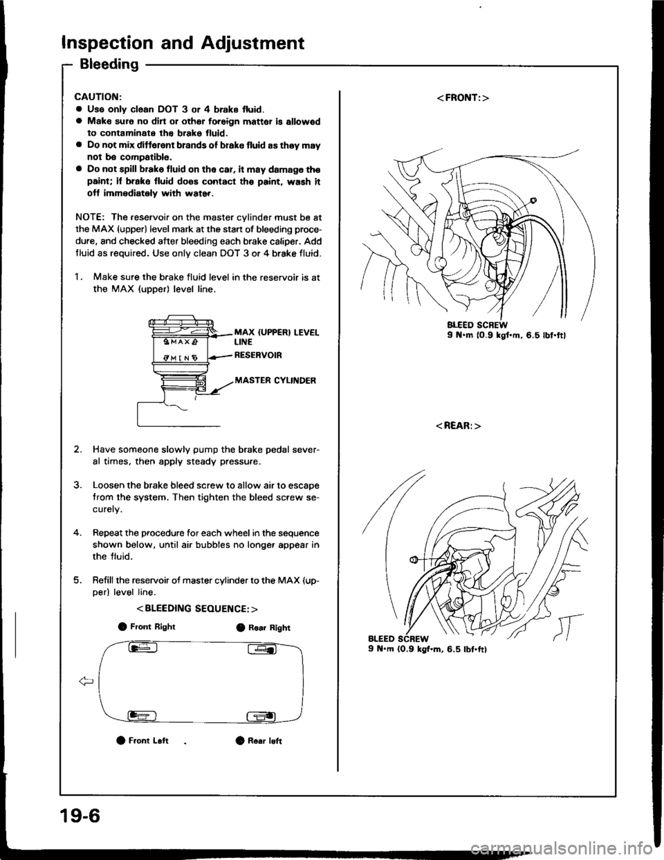 ACURA INTEGRA 1994  Service Repair Manual 